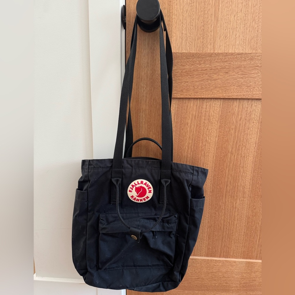 Fjallraven Kanken Tote Backpack - Black